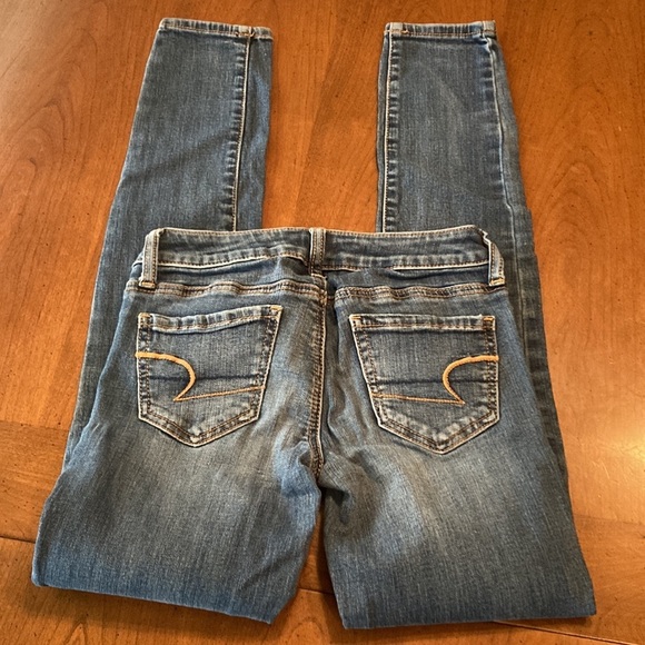 AMERICAN EAGLE Stretch Denim Jegging- size womens 0 - Picture 5 of 16